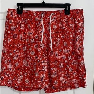 Bandana Pattern Men’s bathing suite